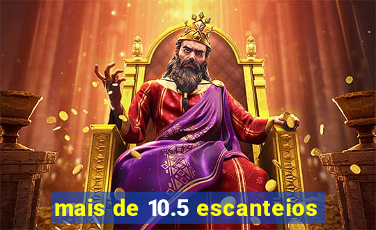 mais de 10.5 escanteios