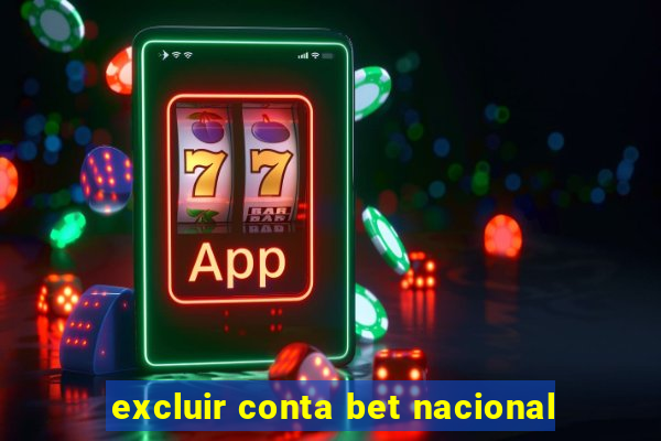 excluir conta bet nacional