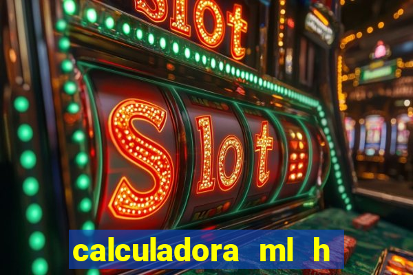 calculadora ml h para mcg kg min